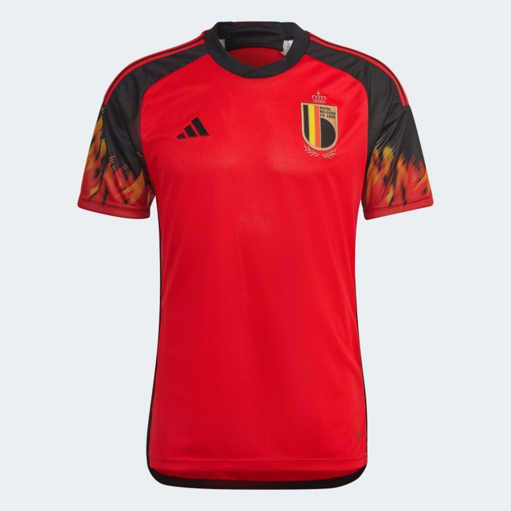 adidas Belgium 22 Home Authentic Soccer Jersey Men's Size XL Red NWT